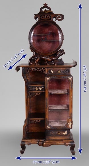 Louis Majorelle, Vitrine japonisante Louis Majorelle, Vitrine japonisante-15