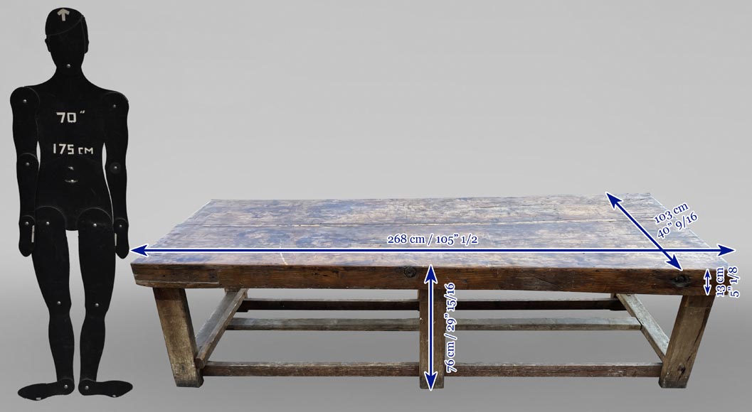 Comptoir à gibier en chêne Comptoir à gibier en chêne-8