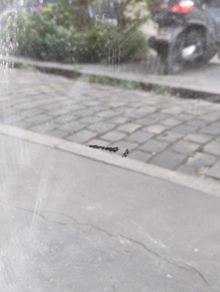 Trumeau en stuc et bois peint de style Louis XVI Trumeau en stuc et bois peint de style Louis XVI-5