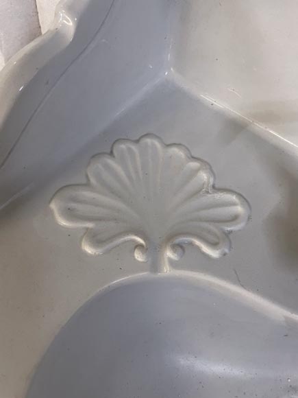 Lavabo en faïence sur colonne, XIXe siècle Lavabo en faïence sur colonne, XIXe siècle-6