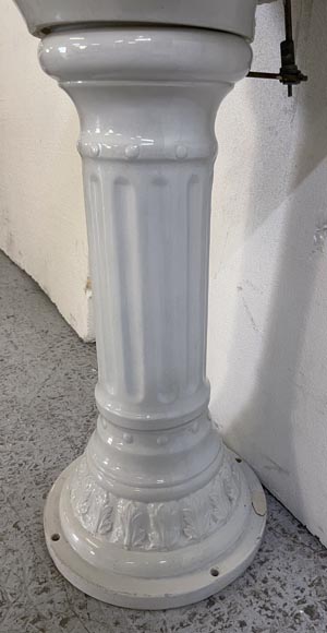 Lavabo en faïence sur colonne, XIXe siècle Lavabo en faïence sur colonne, XIXe siècle-7