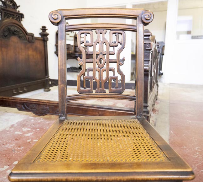 Gabriel VIARDOT, ensemble de mobilier japonisant pour chambre à coucher Gabriel VIARDOT, ensemble de mobilier japonisant pour chambre à coucher-8