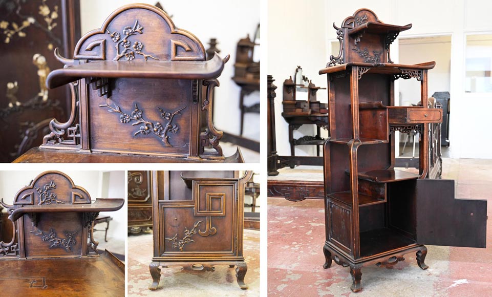 Gabriel VIARDOT, ensemble de mobilier japonisant pour chambre à coucher Gabriel VIARDOT, ensemble de mobilier japonisant pour chambre à coucher-22