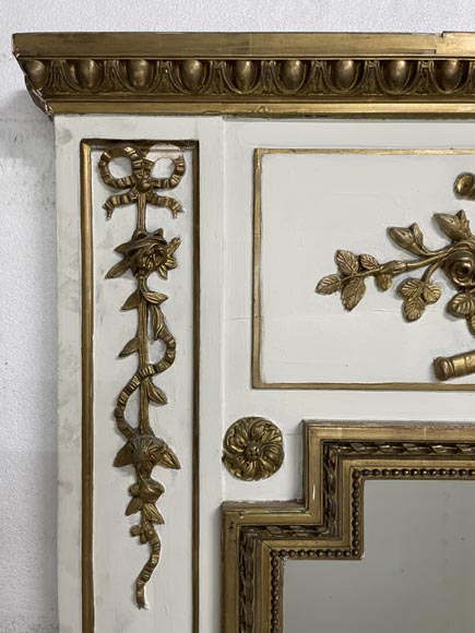 Trumeau de style Louis XV au décor d’instruments de musique Trumeau de style Louis XV au décor d’instruments de musique-3