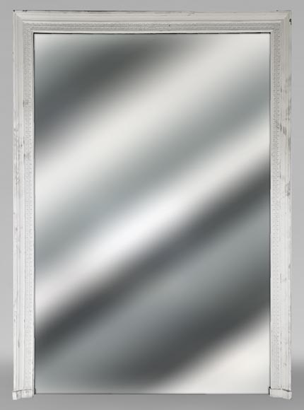 Trumeau en stuc et bois peint de style Restauration Trumeau en stuc et bois peint de style Restauration-0