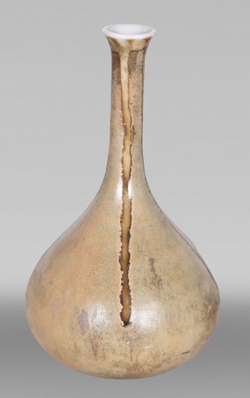 Taxile DOAT, Soliflore en porcelaine, monogrammé « TD » Taxile DOAT, Soliflore en porcelaine, monogrammé « TD »-0