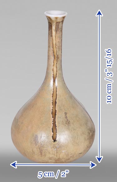 Taxile DOAT, Soliflore en porcelaine, monogrammé « TD » Taxile DOAT, Soliflore en porcelaine, monogrammé « TD »-5