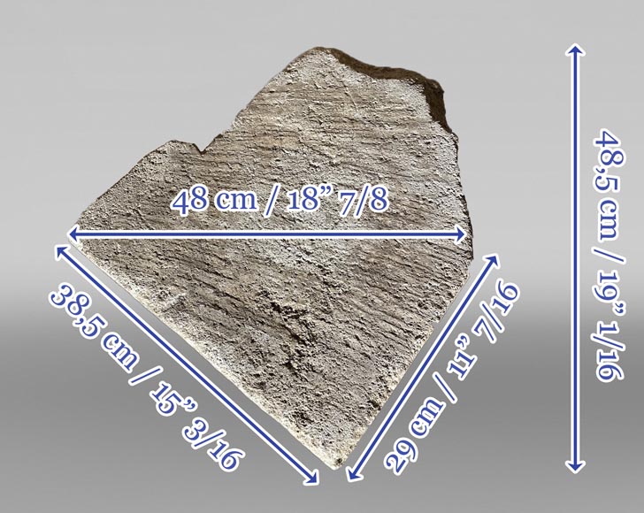 Chapiteau médiéval en pierre au décor de pommes de pin, XIIe siècle Chapiteau médiéval en pierre au décor de pommes de pin, XIIe siècle-8