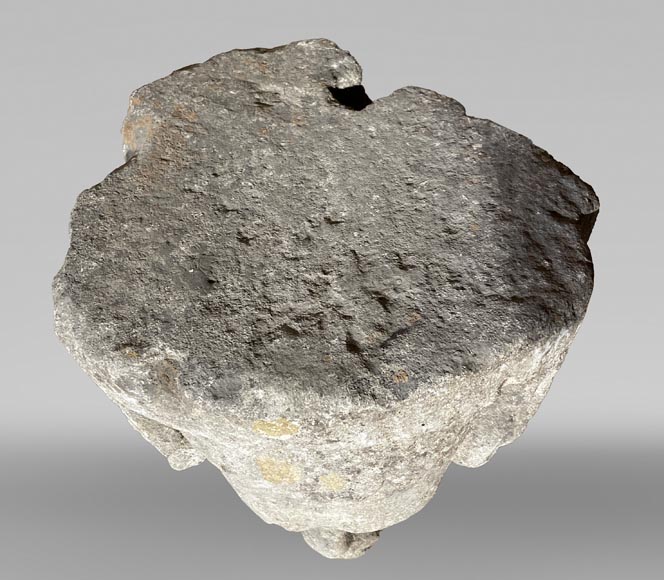 Chapiteau médiéval orné d’une tête de démon, XIIe siècle Chapiteau médiéval orné d’une tête de démon, XIIe siècle-6