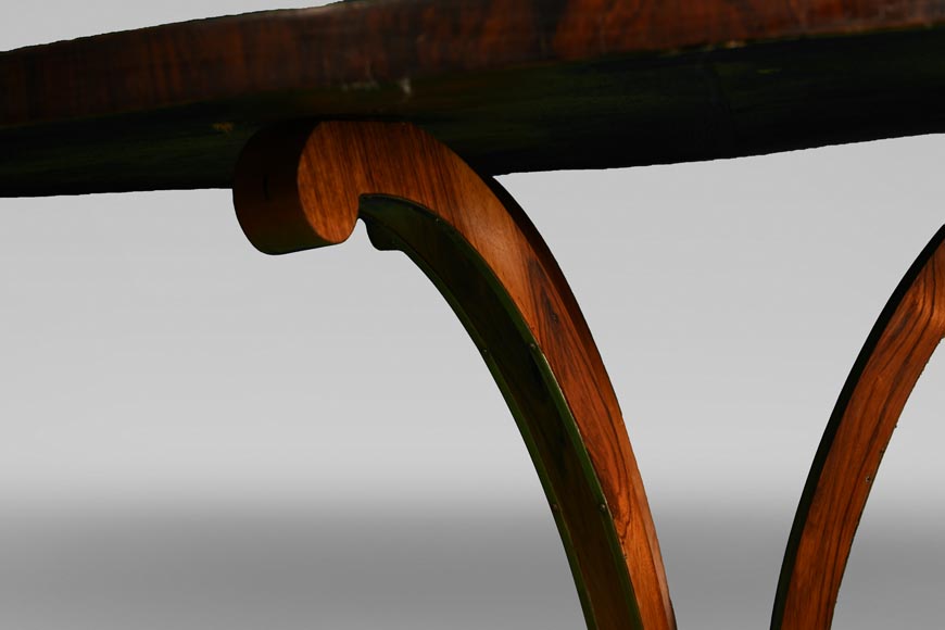 Un guéridon au décor d’émail rarissime de la faïencerie de Rubelles Un guéridon au décor d’émail rarissime de la faïencerie de Rubelles-8