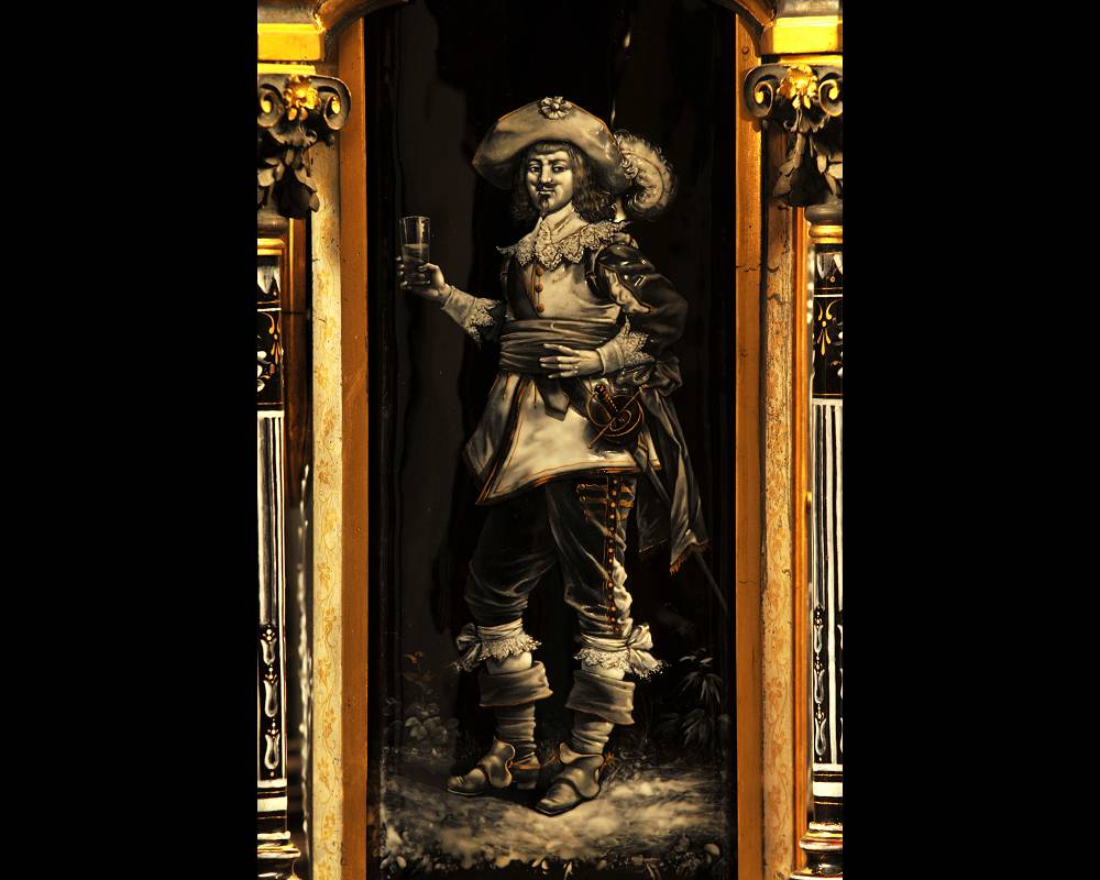 Paul SOYER, Pendule en bronze, bronze doré et émaux, vers 1860 Paul SOYER, Pendule en bronze, bronze doré et émaux, vers 1860-4