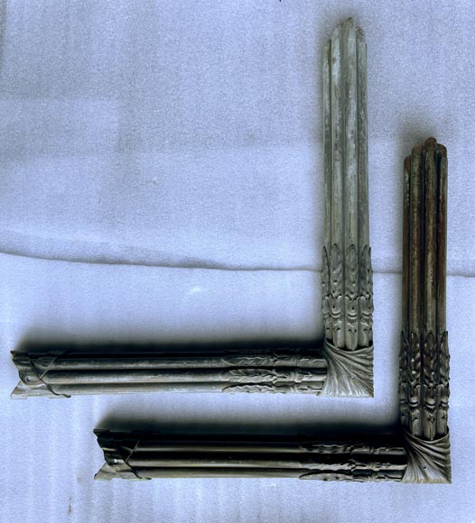 Ensemble d'éléments décoratifs de façade de magasin Ensemble d'éléments décoratifs de façade de magasin-11