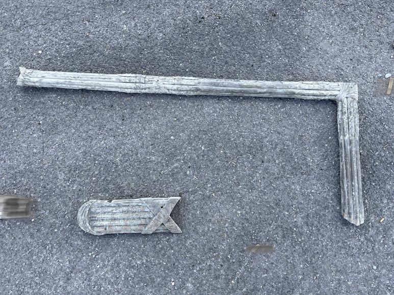 Ensemble d'éléments décoratifs de façade de magasin Ensemble d'éléments décoratifs de façade de magasin-12