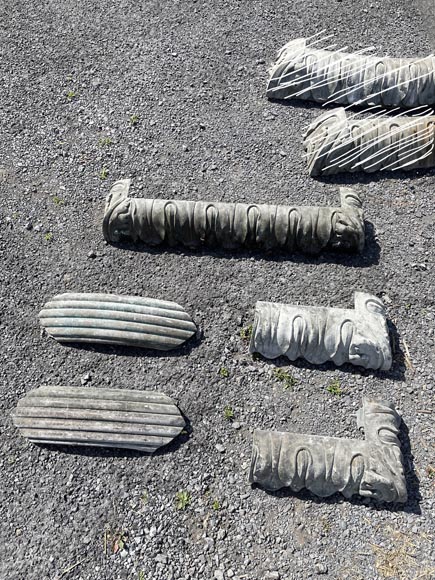 Ensemble d'éléments décoratifs de façade de magasin Ensemble d'éléments décoratifs de façade de magasin-14