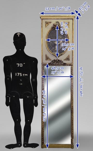 Trumeau de style Louis XVI Trumeau de style Louis XVI-7