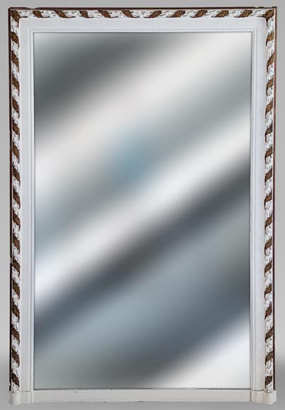 Trumeau de style Louis XVI au décor de frise végétale Trumeau de style Louis XVI au décor de frise végétale-0