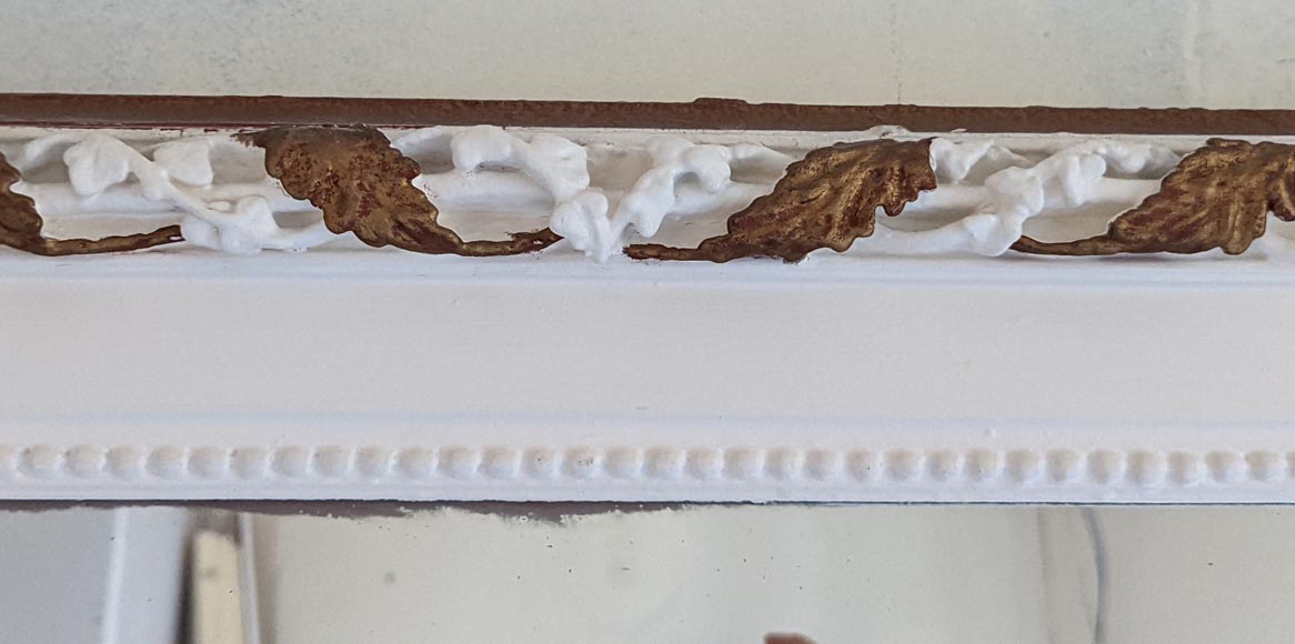 Trumeau de style Louis XVI au décor de frise végétale Trumeau de style Louis XVI au décor de frise végétale-1