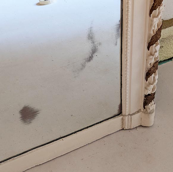 Trumeau de style Louis XVI au décor de frise végétale Trumeau de style Louis XVI au décor de frise végétale-5