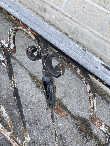 Longue paire de rampes d'escalier de style Napoléon III Longue paire de rampes d'escalier de style Napoléon III-7