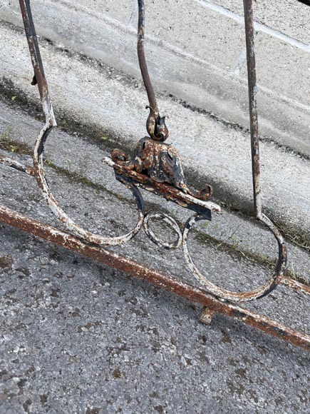 Longue paire de rampes d'escalier de style Napoléon III Longue paire de rampes d'escalier de style Napoléon III-9