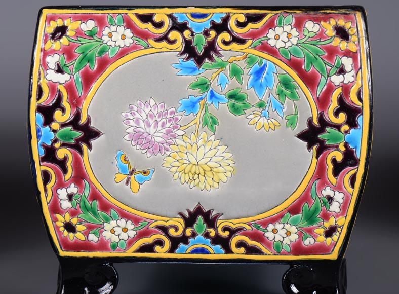 Manufacture J. VIEILLARD & CIE, Garniture de cheminée, seconde moitié du XIXe siècle Manufacture J. VIEILLARD & CIE, Garniture de cheminée, seconde moitié du XIXe siècle-6