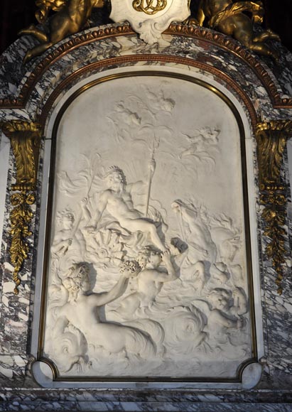 Extraordinaire cheminée monumentale signée par Jules Allard et Louis Ardisson provenant de l'Hôtel particulier de Edward Julius Berwind, Fifth Avenue, New York Extraordinaire cheminée monumentale signée par Jules Allard et Louis Ardisson provenant de l'Hôtel particulier de Edward Julius Berwind, Fifth Avenue, New York-7