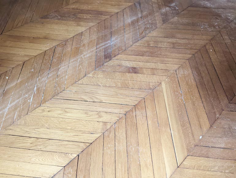 Lot de 12 m² de parquet point de Hongrie Lot de 12 m² de parquet point de Hongrie-2