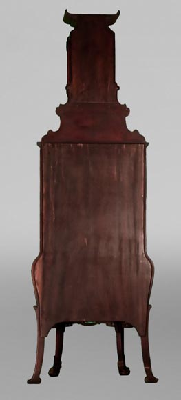 Vitrine japonisante de forme demi-lune, fin du XIXe siècle Vitrine japonisante de forme demi-lune, fin du XIXe siècle-10