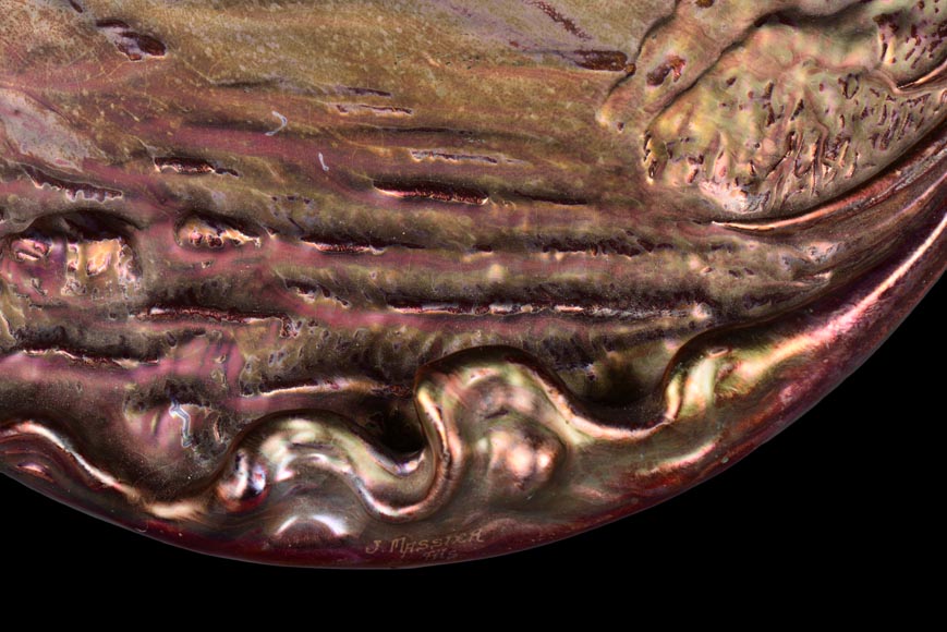 JÉRÔME MASSIER – Plat irisé, L’Aurore JÉRÔME MASSIER – Plat irisé, L’Aurore-5