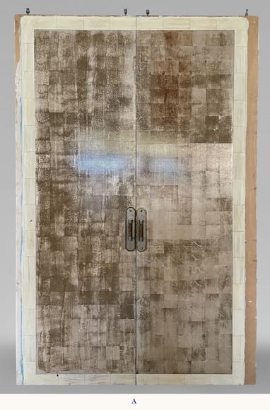 Lot de 3 doubles portes imitation galuchat Lot de 3 doubles portes imitation galuchat-1