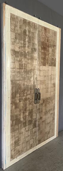 Lot de 3 doubles portes imitation galuchat Lot de 3 doubles portes imitation galuchat-2