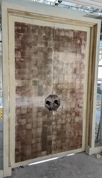 Lot de 3 doubles portes imitation galuchat Lot de 3 doubles portes imitation galuchat-9