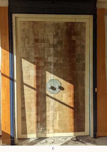 Lot de 3 doubles portes imitation galuchat Lot de 3 doubles portes imitation galuchat-12