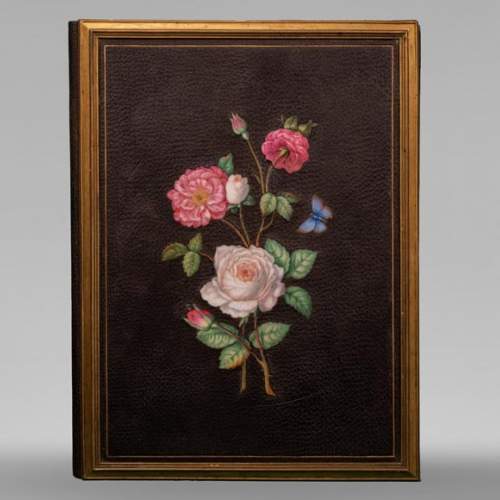 Un porte-document au précieux décor de porcelaine par  Julien-Nicolas RIVART