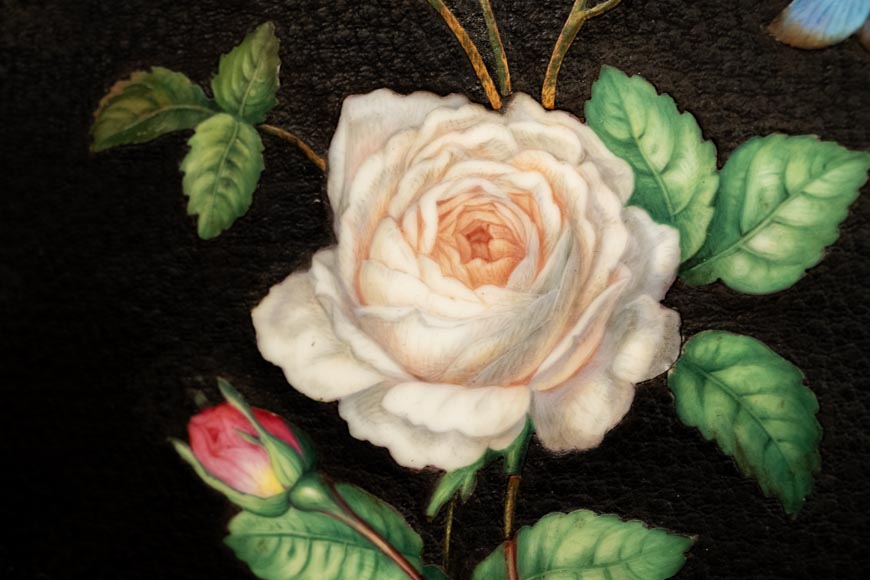 Un porte-document au précieux décor de porcelaine par  Julien-Nicolas RIVART Un porte-document au précieux décor de porcelaine par  Julien-Nicolas RIVART-4