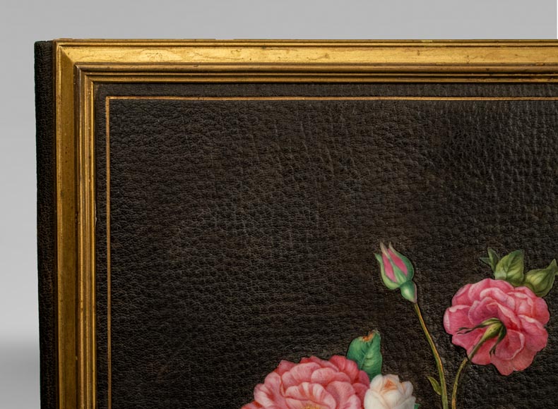 Un porte-document au précieux décor de porcelaine par  Julien-Nicolas RIVART Un porte-document au précieux décor de porcelaine par  Julien-Nicolas RIVART-5