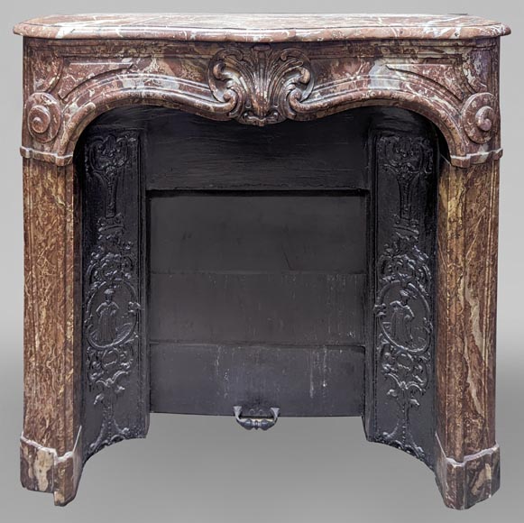 Boiserie et bibliothèque en chêne de style Louis XV Boiserie et bibliothèque en chêne de style Louis XV-7