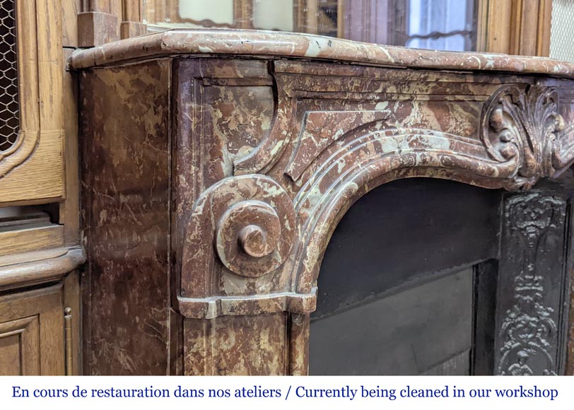 Boiserie et bibliothèque en chêne de style Louis XV Boiserie et bibliothèque en chêne de style Louis XV-9