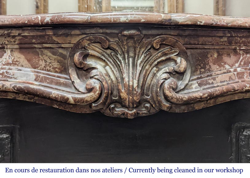 Boiserie et bibliothèque en chêne de style Louis XV Boiserie et bibliothèque en chêne de style Louis XV-11