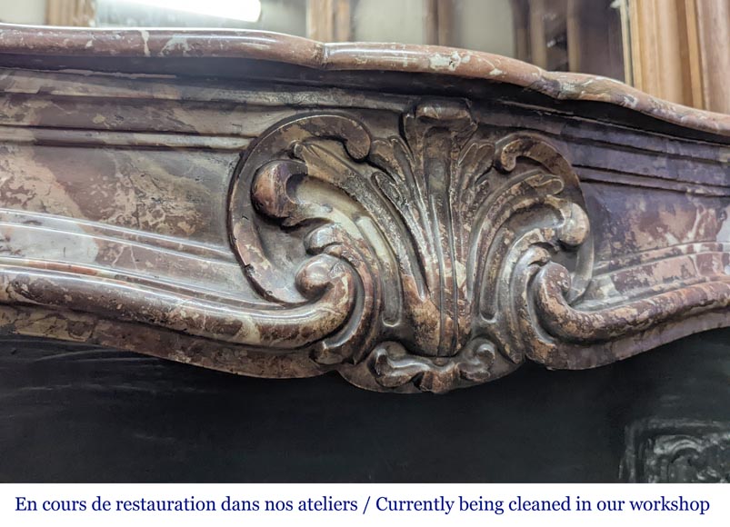 Boiserie et bibliothèque en chêne de style Louis XV Boiserie et bibliothèque en chêne de style Louis XV-12