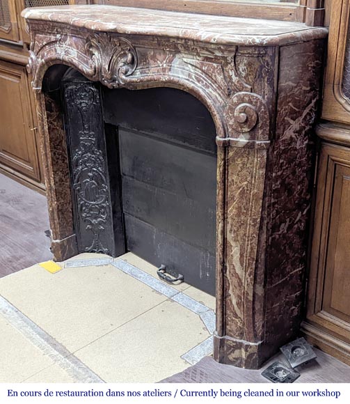 Boiserie et bibliothèque en chêne de style Louis XV Boiserie et bibliothèque en chêne de style Louis XV-13