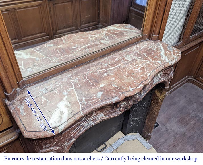 Boiserie et bibliothèque en chêne de style Louis XV Boiserie et bibliothèque en chêne de style Louis XV-18