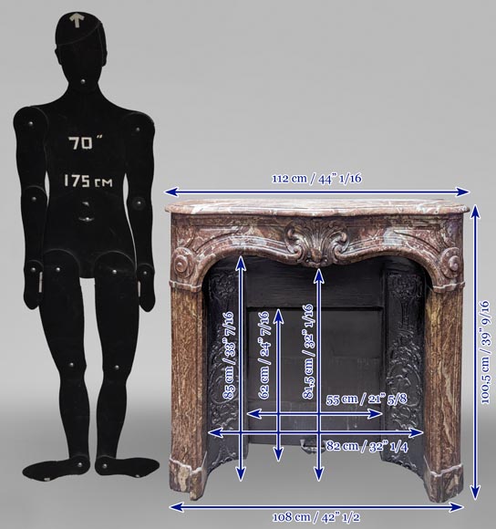 Boiserie et bibliothèque en chêne de style Louis XV Boiserie et bibliothèque en chêne de style Louis XV-19