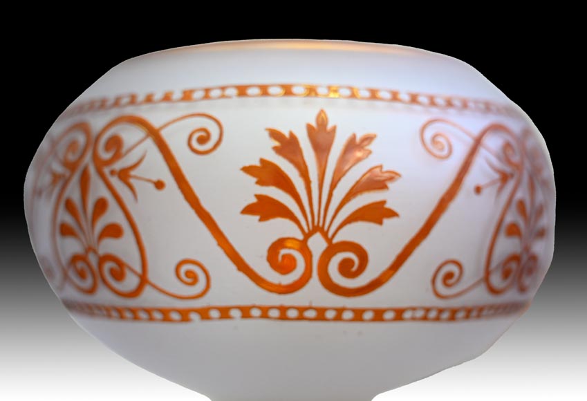 BACCARAT, Lustre néo-grec en cristal à cinq lumières, après 1875 BACCARAT, Lustre néo-grec en cristal à cinq lumières, après 1875-4