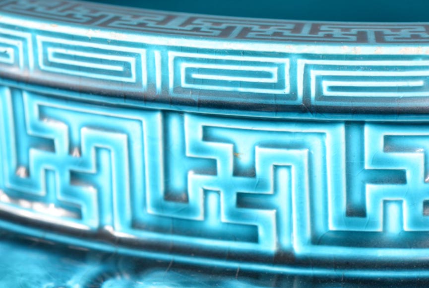 Théodore DECK, Grand vase d'inspiration extrême-orientale, fin du XIXe siècle Théodore DECK, Grand vase d'inspiration extrême-orientale, fin du XIXe siècle-4