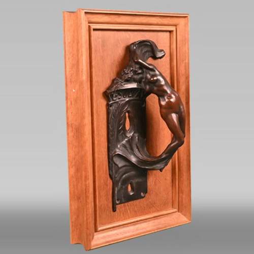 Pierre BRAECKE, poignée de style Art Nouveau portant l’inscription « L. Solvay », 1901