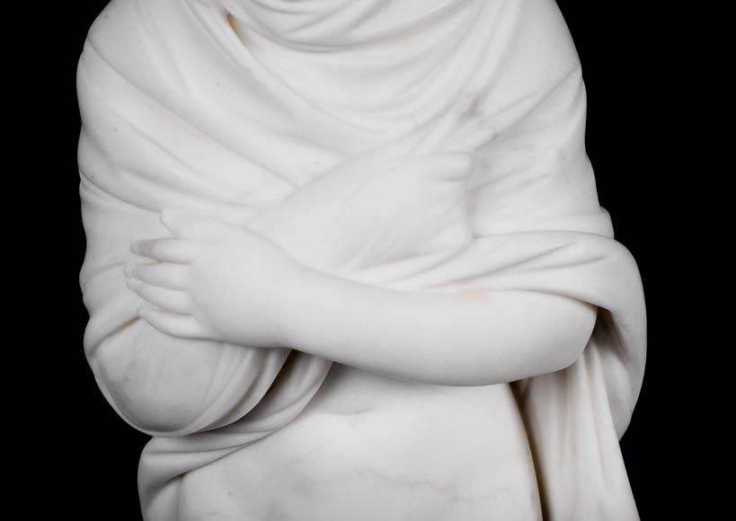 Francesco LAZZARINI (1748-1808) – L’Hiver dit La Frileuse, d’après Jean-Antoine HOUDON Francesco LAZZARINI (1748-1808) – L’Hiver dit La Frileuse, d’après Jean-Antoine HOUDON-4