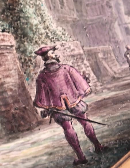 Vues imaginaires de Paris au XVIe siècle : deux peintures sur porcelaine d’Alphonse CHAIGNON Vues imaginaires de Paris au XVIe siècle : deux peintures sur porcelaine d’Alphonse CHAIGNON-5