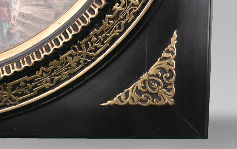 Vues imaginaires de Paris au XVIe siècle : deux peintures sur porcelaine d’Alphonse CHAIGNON Vues imaginaires de Paris au XVIe siècle : deux peintures sur porcelaine d’Alphonse CHAIGNON-10