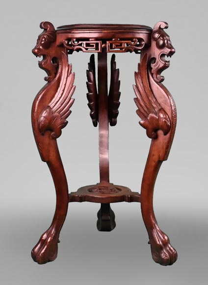 Emile GALLÉ, important vase à décor floral Emile GALLÉ, important vase à décor floral-8